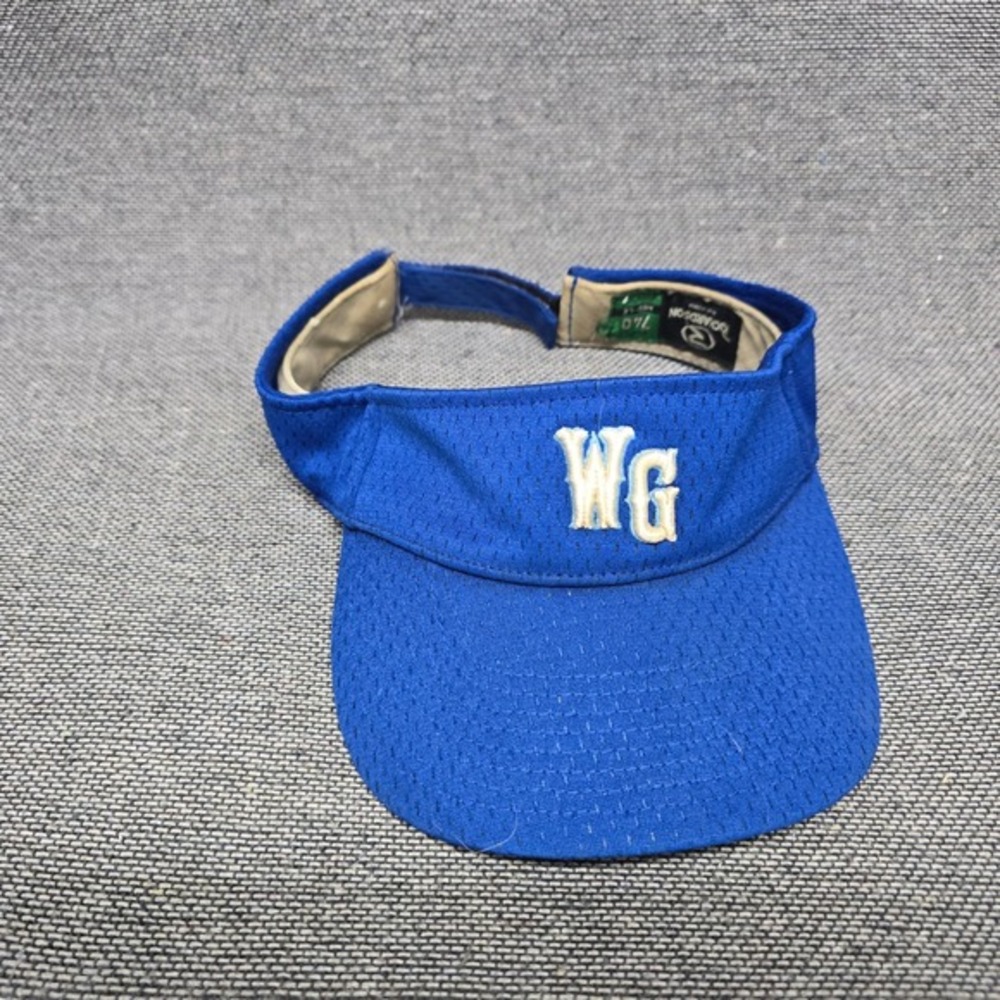 Richardson Pro 740 Visor Royal Blue Mesh WG Logo Adjustable Hat Mens Med-Lg
